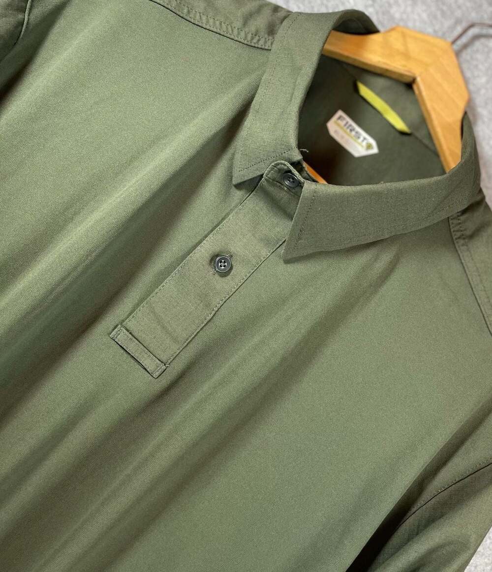 First Tactical Long Sleeve Performance Polo‎ Shirt Olive Green XL/T